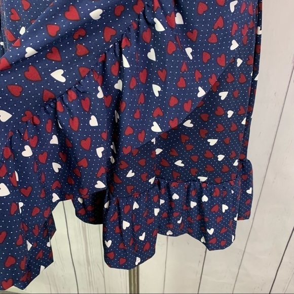 Talbots | hearts ruffle Valentine dress - Picture 2 of 12